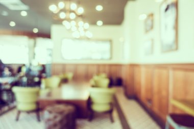 Soyut bulanıklık kahve dükkanı