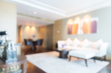 Soyut bulanıklık oturma odası