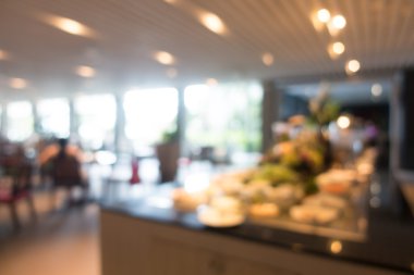 Restoran ve kafe iç arka planı için