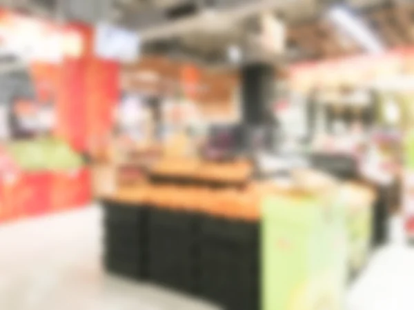 Interior supermarket untuk latar belakang — Stok Foto