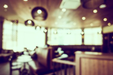 Soyut bulanıklık kahve dükkanı