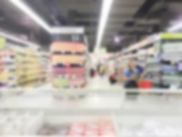 Supermarket blur abstrak — Stok Foto