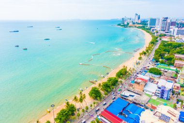Etrafında Pattaya şehir güzel mimari
