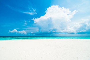 Güzel tropikal Maldivler resort