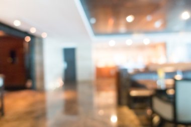 Otel lobisinde bulanıklık