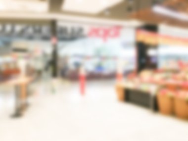 süpermarket ve perakende mağaza bulanıklık 