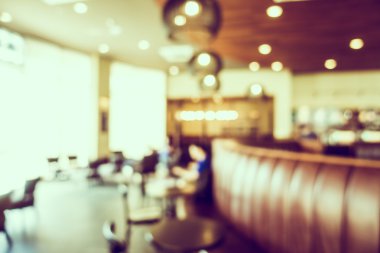 Soyut bulanıklık kahve dükkanı