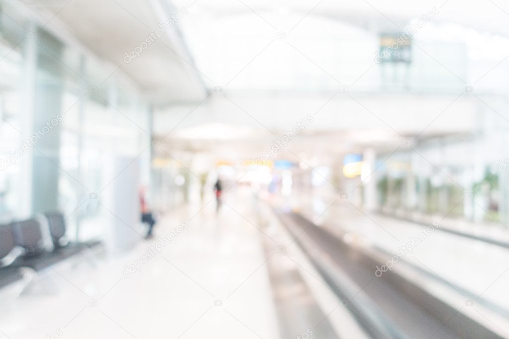 Abstract blur airport