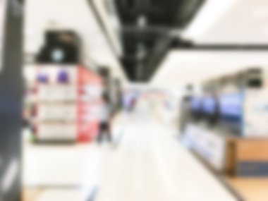 Soyut bulanık alışveriş merkezi