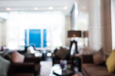 Otel lobisinde bulanıklık