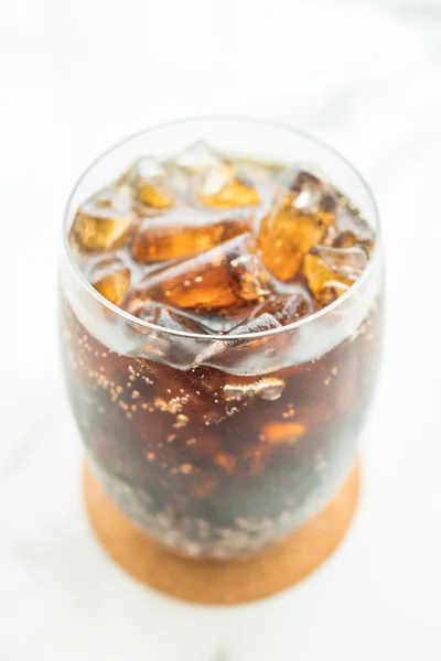 Iced cola glass — Stock Photo, Image