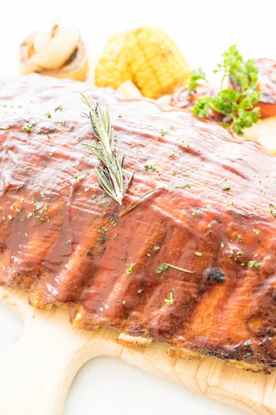 Grilled rib barbecue pork — Stock Photo, Image