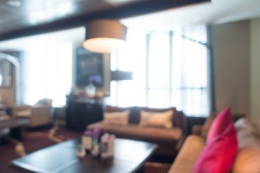 Otel lobisinde bulanıklık