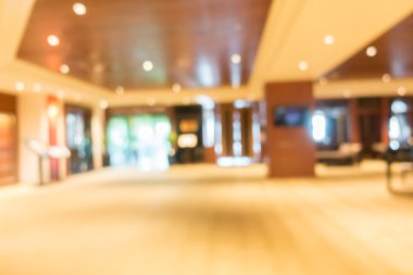 Otel lobisinde bulanıklık