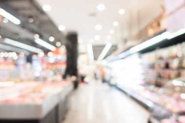 Soyut bulanıklık süpermarket