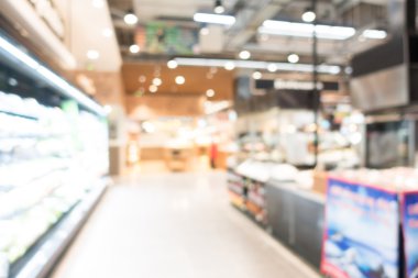 Soyut bulanıklık süpermarket alışveriş merkezi