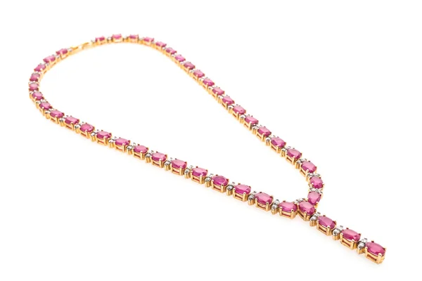 Luxury necklace jewelry isolated — Stock Photo, Image