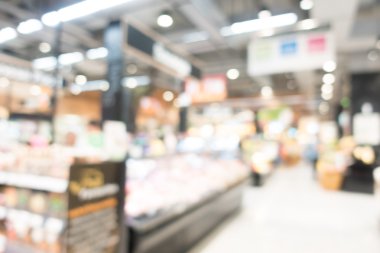 Soyut bulanıklık süpermarket