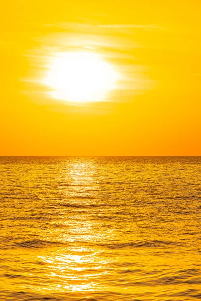 Bela Paisagem Mar Praia Oceano Pôr Sol Nascer Sol Tempo — Fotografia de Stock