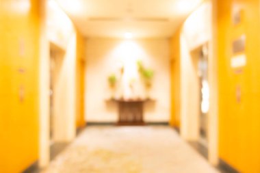 Özet bulanıklık ve odak noktası lüks otel lobi salonu arka plan için iç mekan