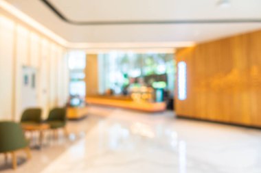 Hasta geçmişi için soyut bulanıklık ve odaklanmış hastane ve klinik iç mimarisi