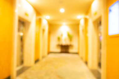 Özet bulanıklık ve odak noktası lüks otel lobi salonu arka plan için iç mekan