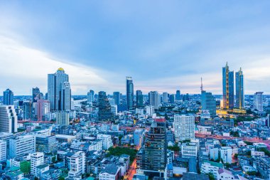 Bangkok, Tayland - 25 Haziran 2020: Tayland 'ın Bangkok şehrinde güzel bir mimari bina