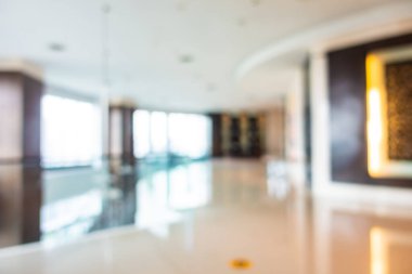 Arka plan için soyut bulanıklık otelin lobi lobisi