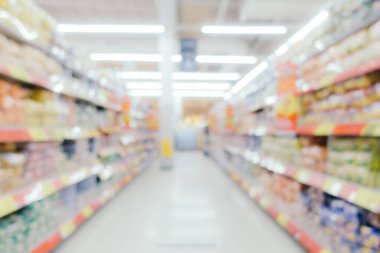 Arkaplan için mağaza içindeki soyut bulanıklık ve defocus alışveriş merkezi
