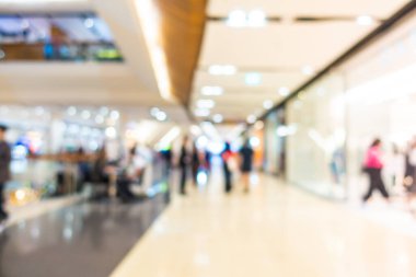 Soyut bulanık lüks alışveriş merkezi ve mağazanın iç kısımlarında arka plan için perakendeciler