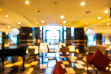 Özet olarak lüks otel lobisi arka plan için soyut bulanık