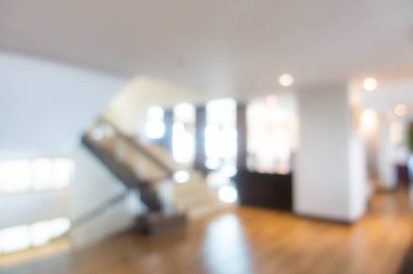 Özet bulanıklık ve odak noktası lüks otel lobi salonu arka plan için iç mekan