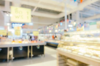 Arkaplan için mağaza içindeki soyut bulanıklık ve defocus alışveriş merkezi