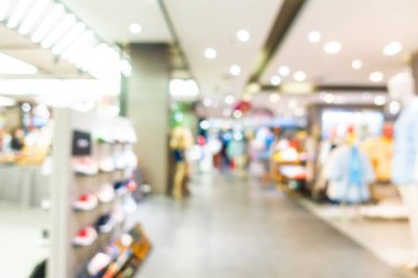 Soyut bulanık lüks alışveriş merkezi ve mağazanın iç kısımlarında arka plan için perakendeciler