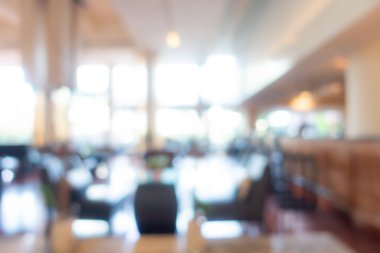 Özet bulanıklık ve odak noktası lüks otel lobi salonu arka plan için iç mekan