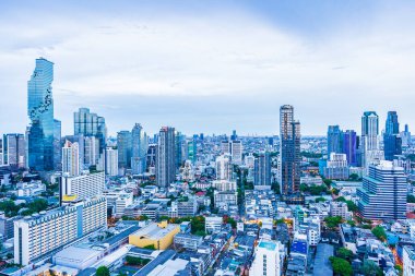 Bangkok, Tayland - 25 Haziran 2020: Tayland 'ın Bangkok şehrinde güzel bir mimari bina