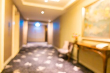 Soyut bulanık otel lobisi arka plan için iç mekan ve salon