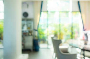 Özet bulanıklık ve odak noktası lüks otel lobi salonu arka plan için iç mekan