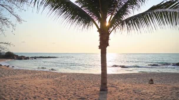 Imágenes Tranquilas Hermoso Mar Ondulado — Vídeos de Stock