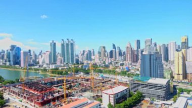 Kuala Lumpur şehrinin hızlandırılmış görüntüleri