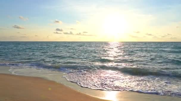 Imágenes Tranquilas Hermoso Mar Ondulado — Vídeos de Stock