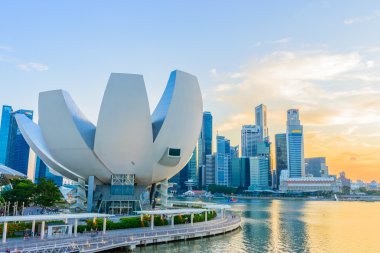 Singapur - 24 Haziran: 24 Haziran 2014 yılında singa artscience Müzesi