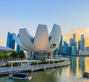 Singapur - 24 Haziran: 24 Haziran 2014 yılında singa artscience Müzesi
