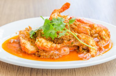 kızarmış karides sarımsak