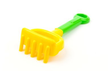 kum plaj oyuncakları izole beyaz arka plan