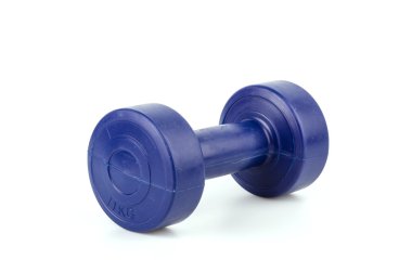 dumbell izole beyaz arka plan