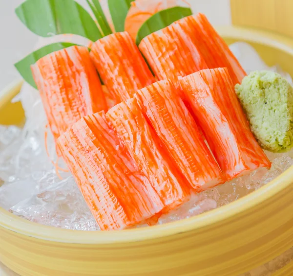 Stick crab sashimi — Stock Photo, Image