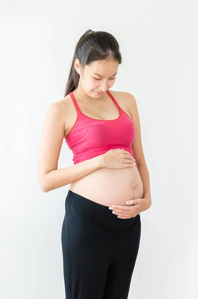 Woman pregnant — Stock Photo, Image