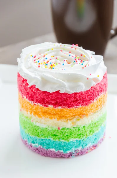 Rainbow cakes — Stock Photo, Image