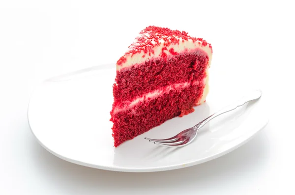 Rote Samttorte — Stockfoto